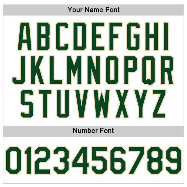 Custom White Green-Cream Line Authentic Baseball Jersey