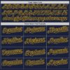 Custom Navy Gold Line Authentic Baseball Jersey