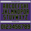 Custom Purple Black-Neon Green Line Authentic Baseball Jersey