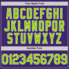 Custom Purple Neon Green-White Line Authentic Baseball Jersey