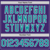 Custom Purple Teal-White Line Authentic Baseball Jersey