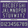 Custom Purple Gray-Black Line Authentic Baseball Jersey