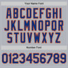 Custom Gray Royal-Orange Line Authentic Baseball Jersey