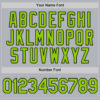 Custom Gray Neon Green-Black Line Authentic Baseball Jersey