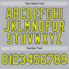 Custom Gray Neon Yellow-Black Line Authentic Baseball Jersey
