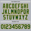 Custom Gray Green-Gold Line Authentic Baseball Jersey