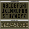 Custom Olive Camo Black-Cream Line Authentic Salute To Service Baseball Jersey