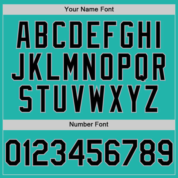 Custom Aqua Black-Gray Line Authentic Baseball Jersey