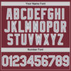 Custom Burgundy Gray-White Line Authentic Baseball Jersey
