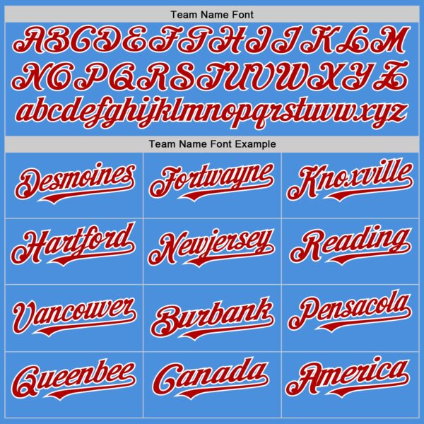 Custom Electric Blue Red-White Line Authentic Baseball Jersey