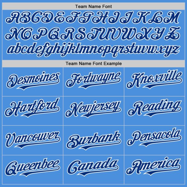 Custom Electric Blue Royal-White Line Authentic Baseball Jersey