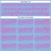 Custom Light Blue Pink 3D Pattern Design Geometric Stars Authentic Baseball Jersey