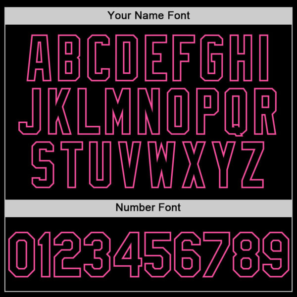 Custom Black Pink 3D Skull Fashion Authentic Baseball Jersey