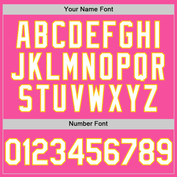 Custom Pink White-Yellow 3D Pattern Design Gradient Style Twinkle Star Authentic Baseball Jersey