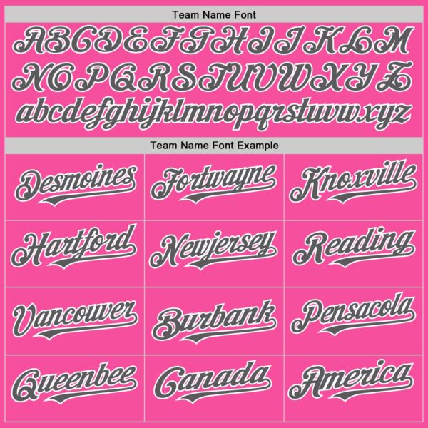 Custom Pink Steel Gray-White 3D Pattern Design Gradient Style Twinkle Star Authentic Baseball Jersey