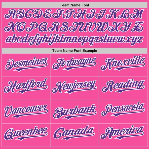 Custom Pink Purple-White 3D Pattern Design Gradient Style Twinkle Star Authentic Baseball Jersey