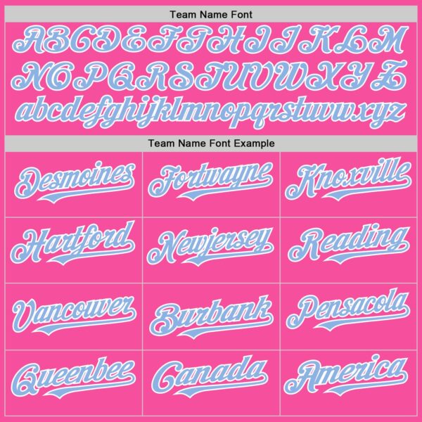 Custom Pink Light Blue-White 3D Pattern Design Gradient Style Twinkle Star Authentic Baseball Jersey