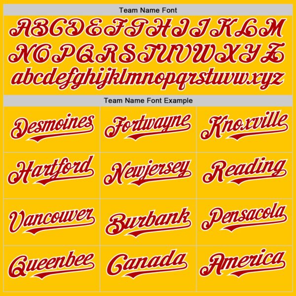 Custom Yellow Red-White 3D Pattern Design Gradient Style Twinkle Star Authentic Baseball Jersey