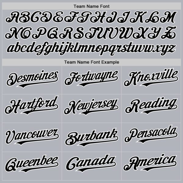 Custom Gray Black-White 3D Pattern Design Gradient Style Twinkle Star Authentic Baseball Jersey