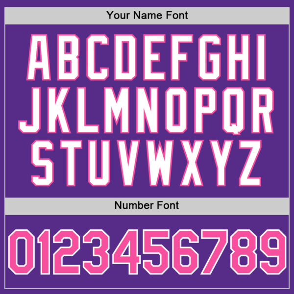 Custom Purple Pink-White 3D Pattern Design Gradient Style Twinkle Star Authentic Baseball Jersey