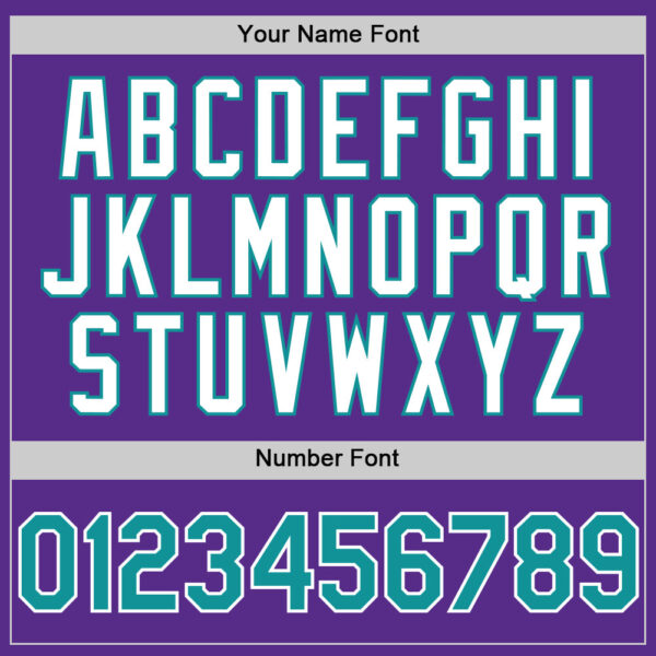 Custom Purple Teal-White 3D Pattern Design Gradient Style Twinkle Star Authentic Baseball Jersey