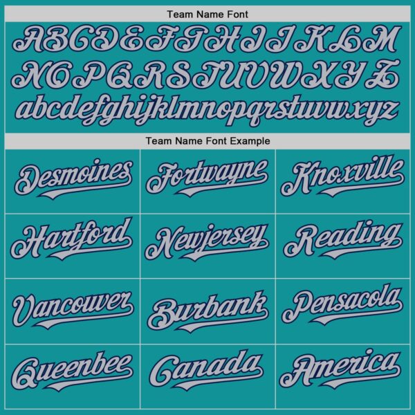 Custom Teal Gray-Navy 3D Pattern Design Gradient Style Twinkle Star Authentic Baseball Jersey