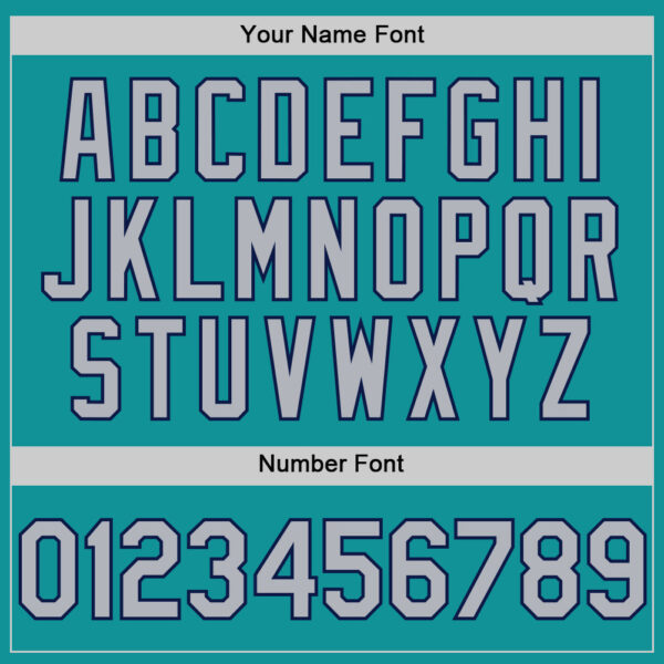 Custom Teal Gray-Navy 3D Pattern Design Gradient Style Twinkle Star Authentic Baseball Jersey