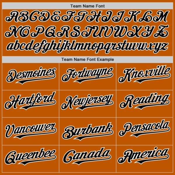 Custom Texas Orange Black-White 3D Pattern Design Gradient Style Twinkle Star Authentic Baseball Jersey