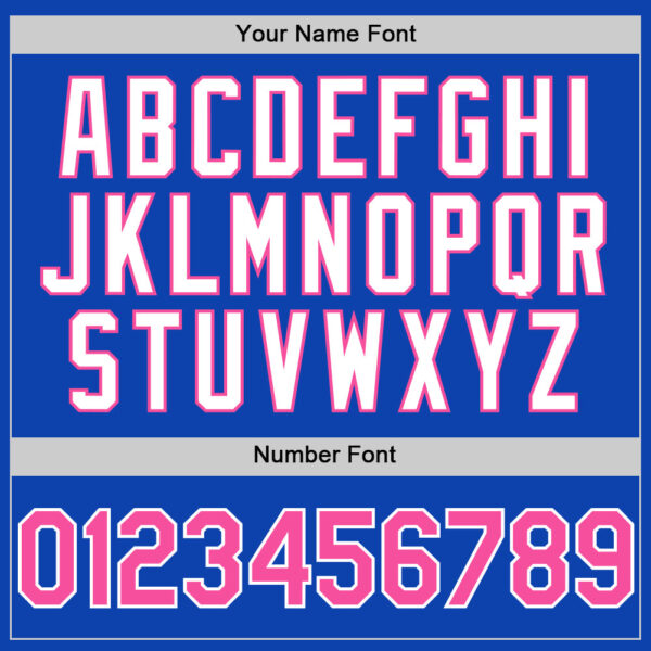 Custom Thunder Blue Pink-White 3D Pattern Design Gradient Style Twinkle Star Authentic Baseball Jersey