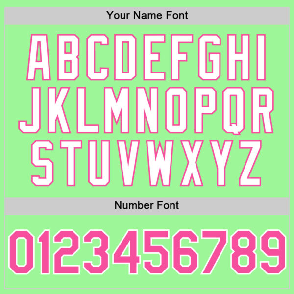 Custom Pea Green Pink-White 3D Pattern Design Gradient Style Twinkle Star Authentic Baseball Jersey