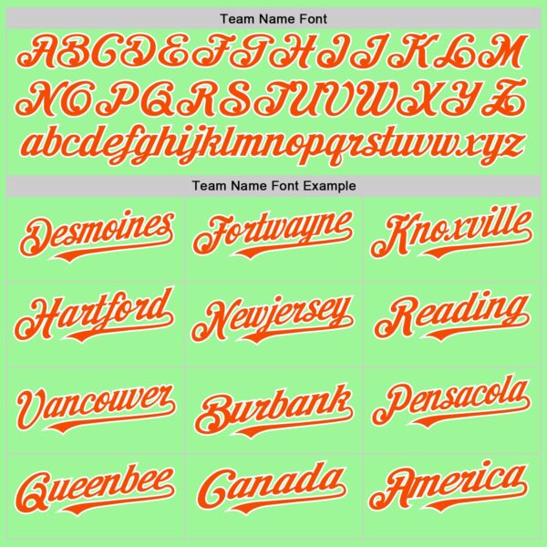 Custom Pea Green Orange-White 3D Pattern Design Gradient Style Twinkle Star Authentic Baseball Jersey