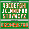 Custom Grass Green Orange-White 3D Pattern Design Gradient Style Twinkle Star Authentic Baseball Jersey