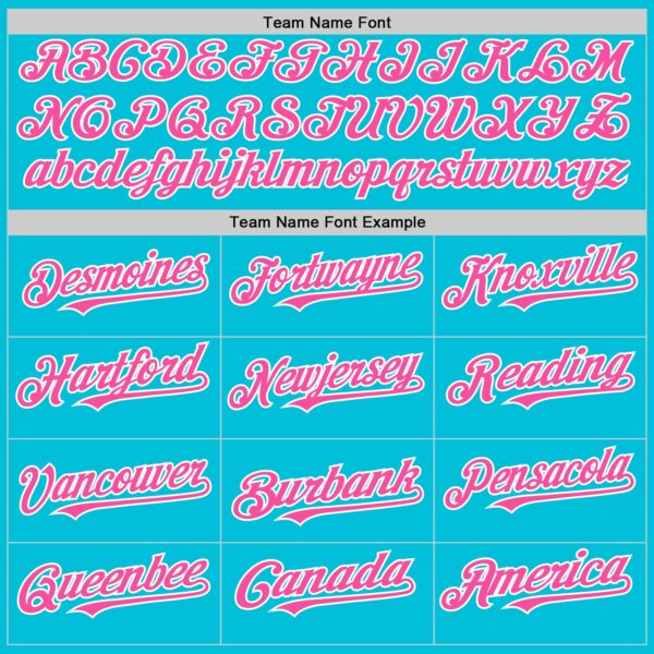 Custom Lakes Blue Pink-White 3D Pattern Design Gradient Style Twinkle Star Authentic Baseball Jersey