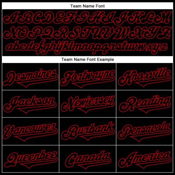 Custom Black Red 3D Pattern Design Rave Bloody Handprint Authentic Baseball Jersey