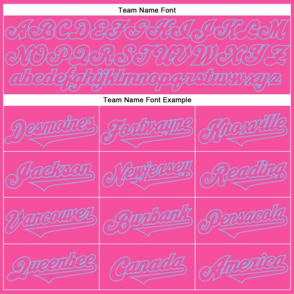 Custom Pink Light Blue 3D Pattern Design Rave Halloween Pumpkin Authentic Baseball Jersey