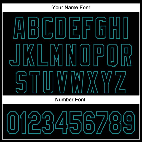 Custom Black Teal 3D Pattern Design Vintage Tattoos Authentic Baseball Jersey