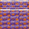 Custom Purple White 3D Halloween Authentic Baseball Jersey