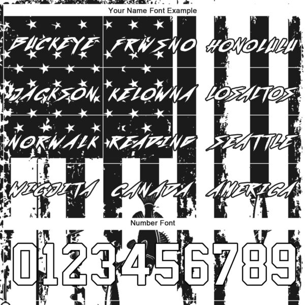 Custom White Black 3D American Flag And Fish Hook Fishing Sports Pullover Sweatshirt Hoodie