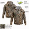 Custom Camo Black-White 3D Deer Hunting Sports Pullover Sweatshirt Hoodie