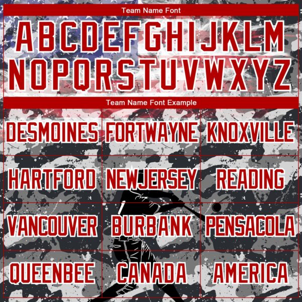 Custom Camo Red-White 3D USA Flag Sports Pullover Sweatshirt Salute To Service Hoodie