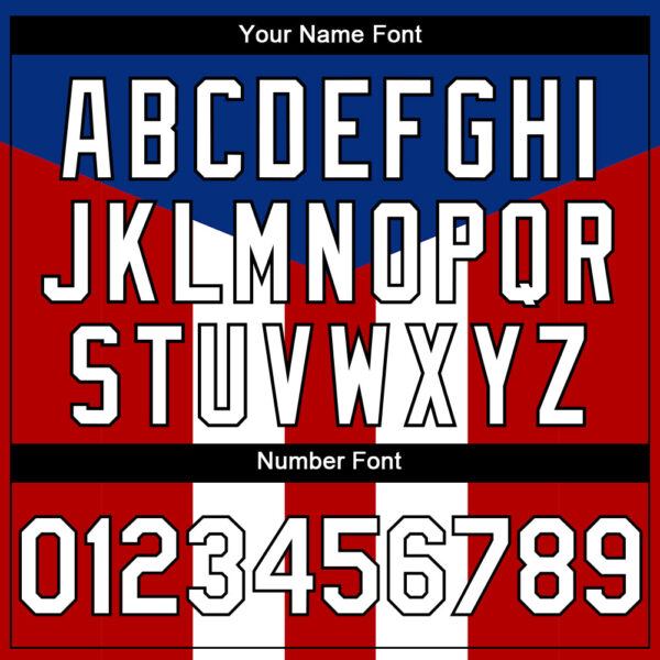 Custom Red Royal-Black 3D Puerto Rico Puerto Rican Flag Sports Pullover Sweatshirt Hoodie