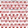 Custom White Red 3D Love Heart Valentine's Day Authentic Baseball Jersey