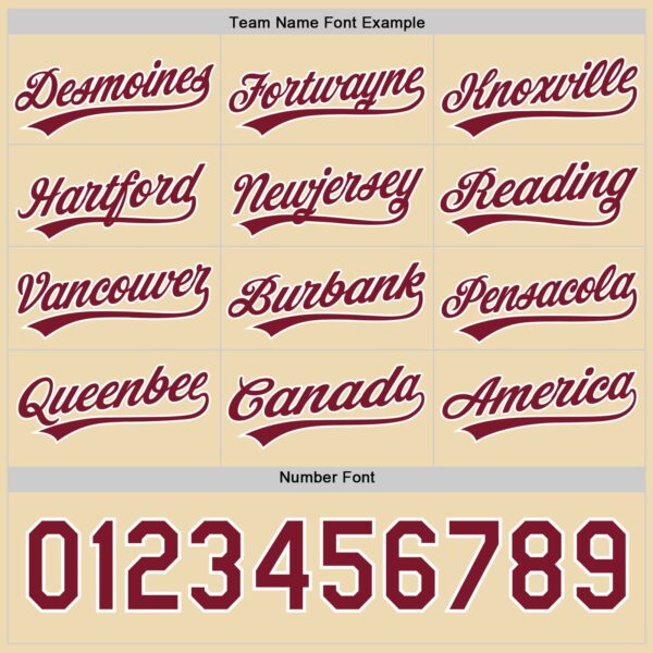 Custom Cream Crimson-White 3D Funny Christmas Authentic Baseball Jersey