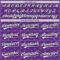 Custom Purple White-Black 3D Love Heart Valentine's Day Authentic Baseball Jersey
