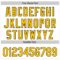 Custom White Yellow-Black 3D Childhood Cancer Gold Ribbon Authentic Baseball Jersey