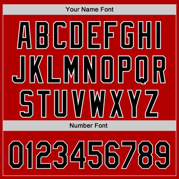 Custom Red Black-White 3D Revzzz Screw-D Authentic Baseball Jersey