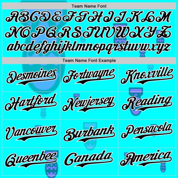 Custom Ice Blue Black-White 3D Revzzz Price Tag Authentic Baseball Jersey