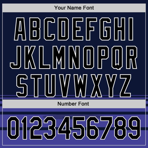 Custom Navy Black-White 3D Revzzz Little Spikey Authentic Baseball Jersey