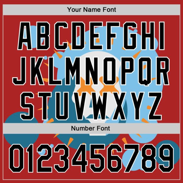 Custom Red Black-White 3D Revzzz Dae Authentic Baseball Jersey