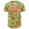 Custom Cream Orange-White 3D Emi Bee Tiger Lilies Authentic Baseball Jersey